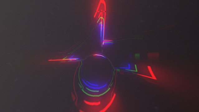 Clean Business Glitch Professional Modern Grunge Logo Reveal