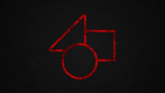 Cartoon Scary Horror Grunge Logo Reveal