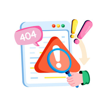         A creative design vector of error 404 