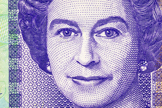 2 Dollars Belize with a portrait of Queen Elizabeth II. Money of Belize. Money of the colonies of Great Britain.