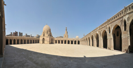 Fototapeta premium The oldest Historic Mosque of Ibn Tulun Cairo, Egypt