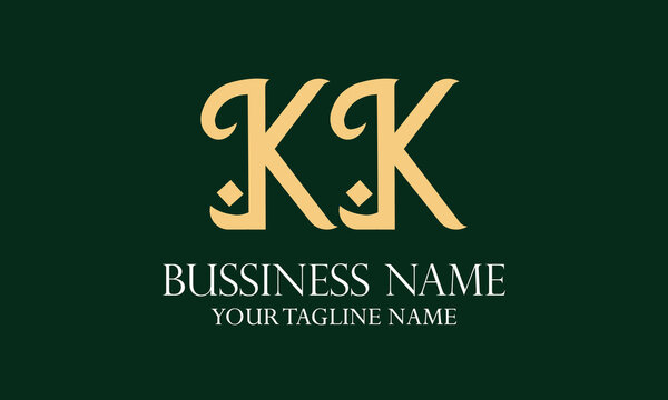 KK K kk initial logo | initial based abstract modern minimal creative logo, vector template image. luxury logotype logo, real estate homie logo. typography logo. initials logo