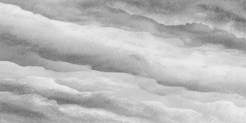 A textured closeup of white snow and frozen ice patterns on cold mountains under a blue winter sky with clouds creates an abstract nature background © PAGLAA