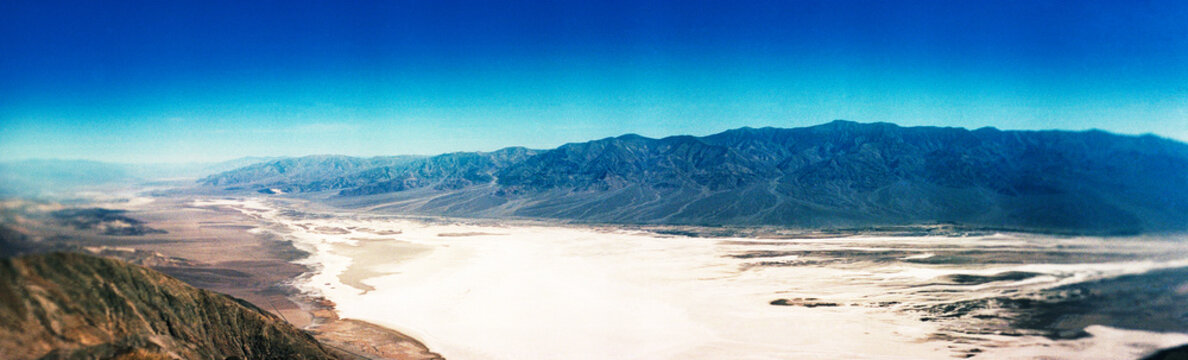 Panoramic view of Dantes View, Death Valley, California, United States