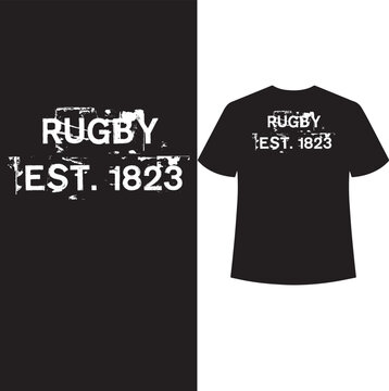 rugby est.1823 t shirt design