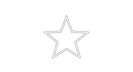 Fototapeta premium star symbol, star icon, star shape