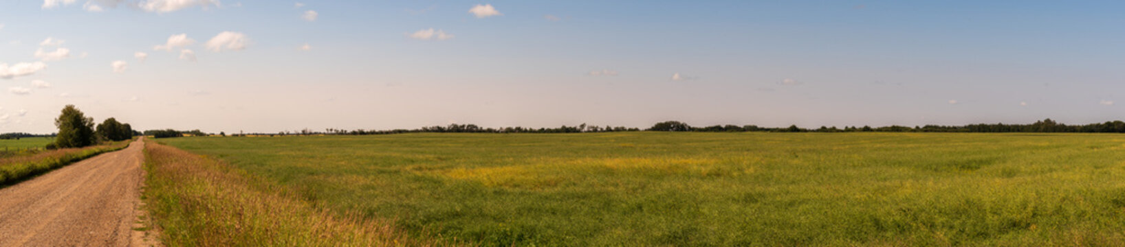 Prairie Panorama at the Saskatchewan&ndash;Manitoba Line