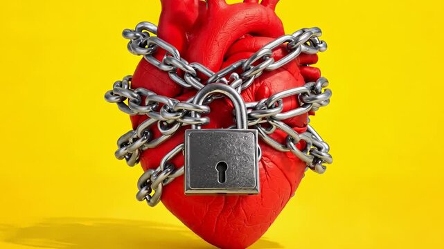 Locked Heart Bound by Heavy Chains