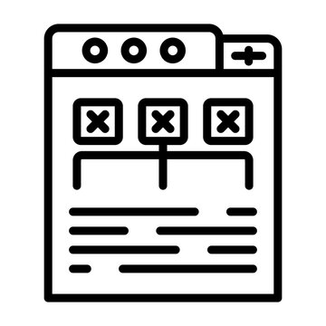 Site Map Icon Design