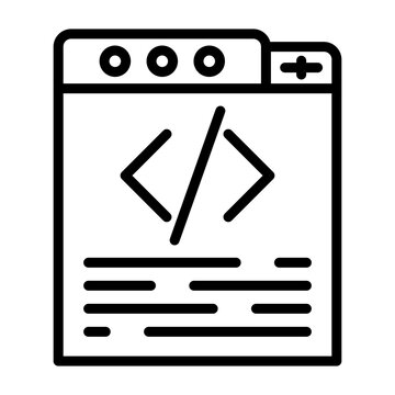 Web Programming Icon Design