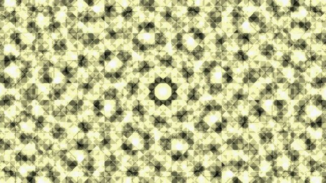 Abstract Geometric Purple Pattern Background Loop - Digital Mosaic Kaleidoscope