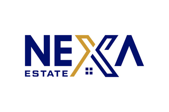 NEXXA Estate Company Logo Design Element.