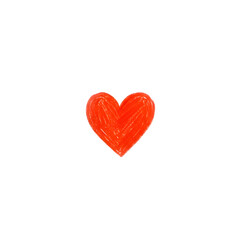 Fototapeta premium Red Heart Shape Symbol Icon.