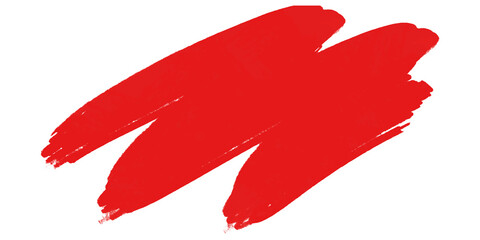 Obraz premium red paint brush