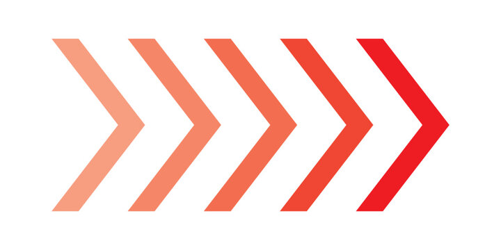 gradient chevron arrows