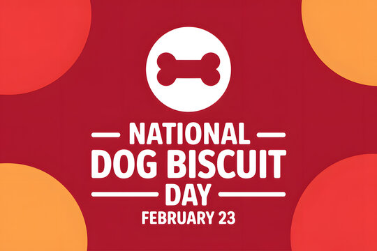 National Dog Biscuit Day February 23 Festive Graphic