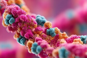 Fototapeta premium Discovering vibrant microscopic worlds