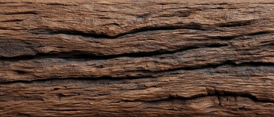 Close-Up View of Strong Textured Grainy Wood with Natural Detail