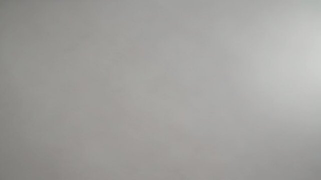 Overcast sky with uniform grey clouds and calm, featureless atmosphere across a flat horizon.