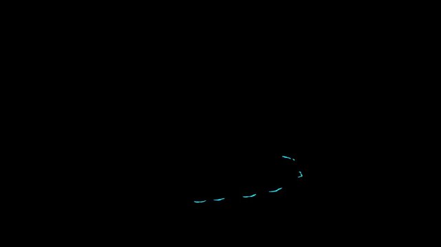 Dynamic Liquid Wave Motion Visual Effect
