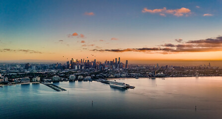 Obraz premium Melbourne City Skyline