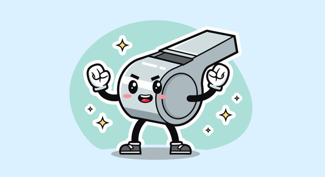 Cartoon USB Flash Drive Lifting Dumbbell in Exercise Pose.