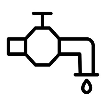 stopcock line icon