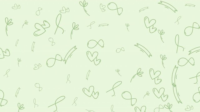 Abstract Light Scribble Pattern Background Video.