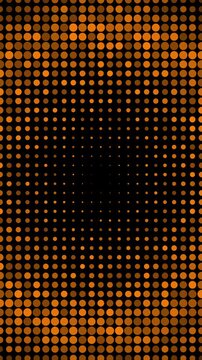 Abstract digital equalizer light pattern orange background