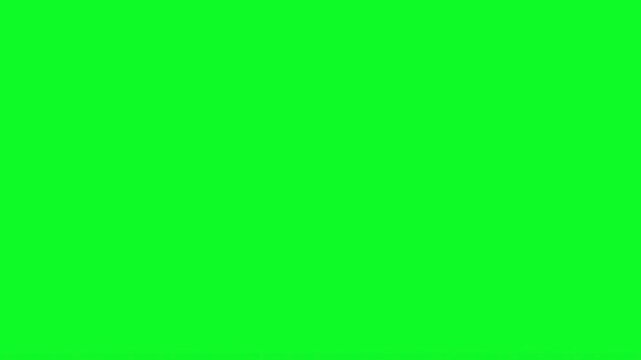 Horizontal green screen transition wiping from top to bottom over a black background for creative editing and motion graphics projects