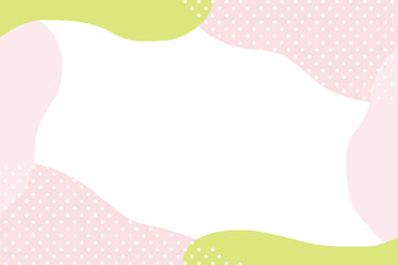 春イメージのフレーム背景3