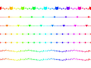 飾り罫〈レインボー〉