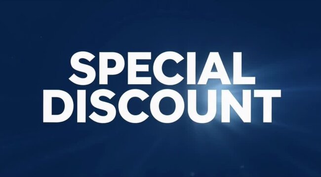 Special Discount Offer, Sale Promotion, Limited Time Deal, Shop Now