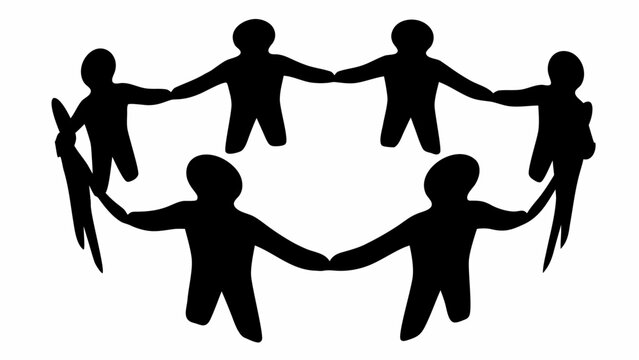 People Holding Hands in a Circle