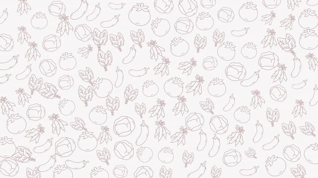 A vibrant collection of hand-sketched vegetables and produce, capturing fresh and organic elements ideal for food, health, and culinary themed projects.