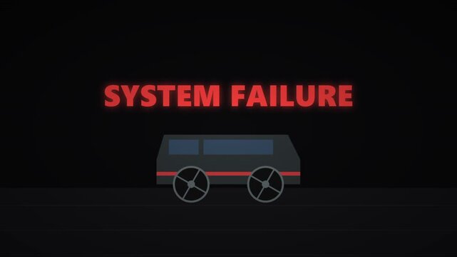 System Failure Error Message on Screen.