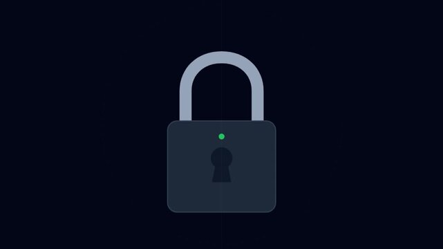 Unlocking Padlock with Changing LED Lights.