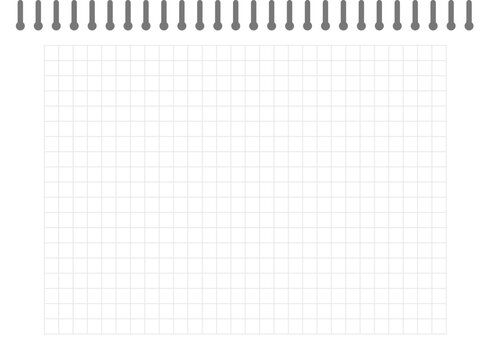 Graph paper notebook