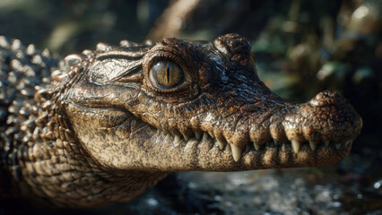 Fototapeta premium alligator in the everglades