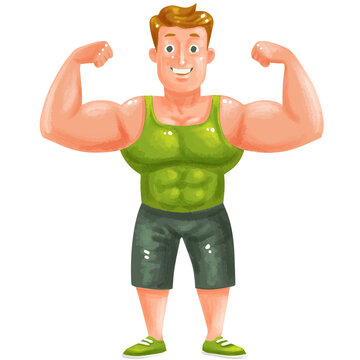 healthy man