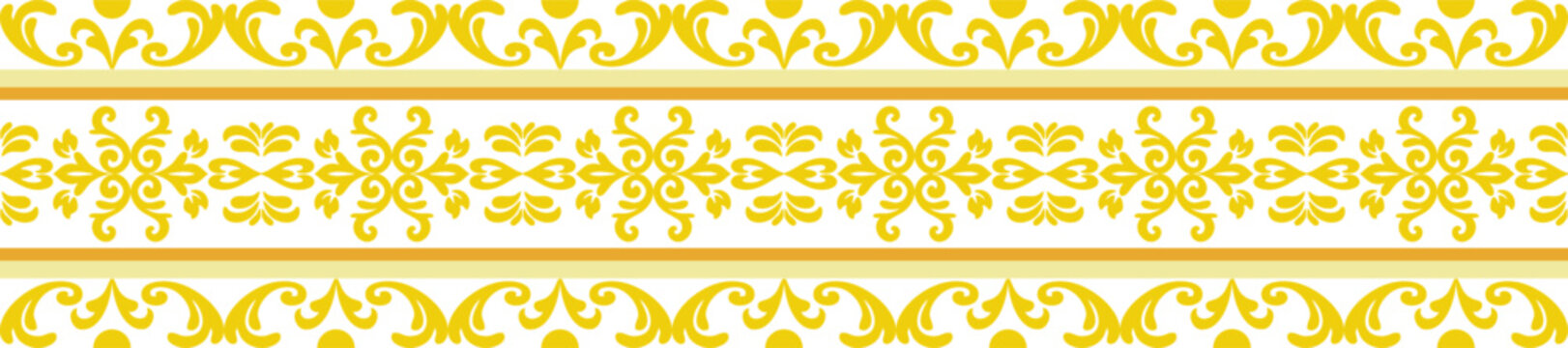Ethnic border ornament. Geometric ethnic oriental seamless pattern. Gold stripe vector illustration. Native American Mexican African Indian tribal. Design border, textile, fabric, clothing, carpet.
