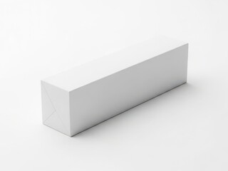 Naklejka premium Minimalist white rectangular prisms in 3d space