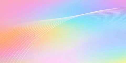 Abstract rainbow background featuring a colorful wave design with bright light curves and artistic digital textures on a vector wallpaper backdrop