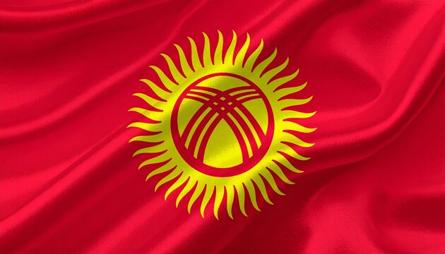 flag of Kyrgyzstan