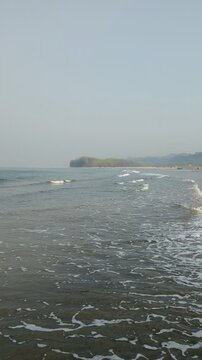 ​Peaceful Morning Seascape at Cox's Bazar the World's Longest Natural Beach