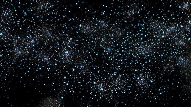 A vast starry night sky with numerous twinkling stars and galaxies.