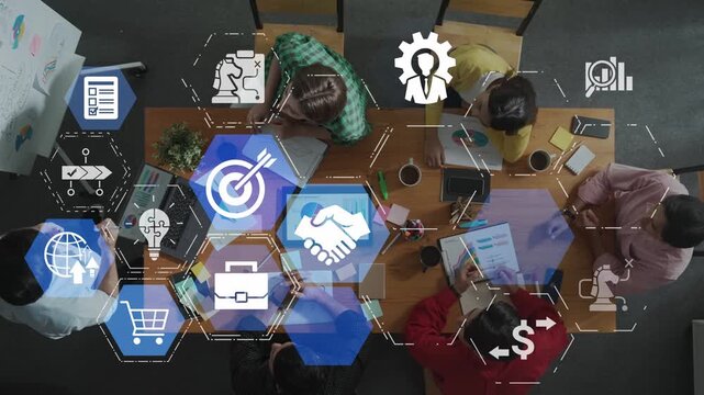 B2B strategy and technology transforming business-to-business operations, optimizing communication, and enhancing market efficiency with digital B2B tools and innovation. Funnel