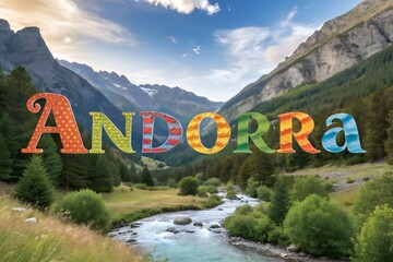 Andorra Mountains Forests Rivers Lakes
