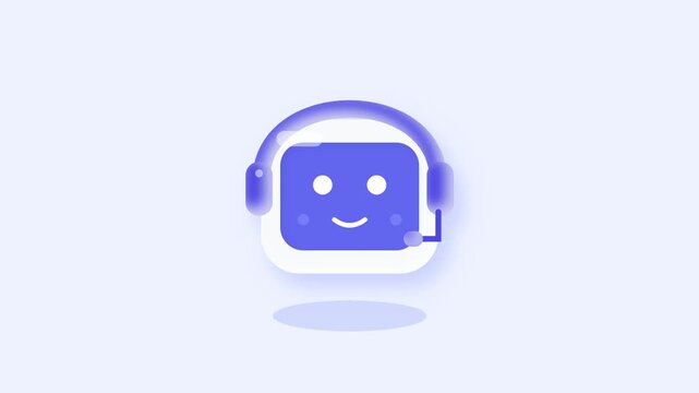 Friendly Ai Assistant Character Smiling