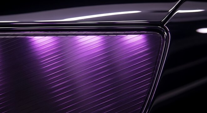Close-up of car LED light.